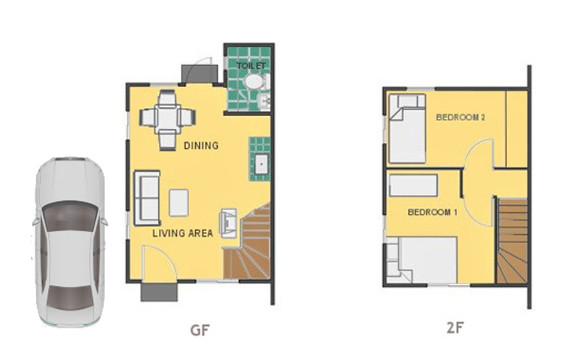 Mika Floor Plan House and Lot in Laguna