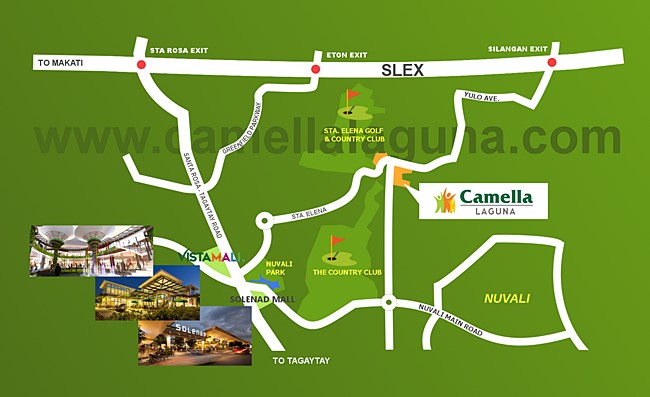 Camella Laguna Location and Amenities