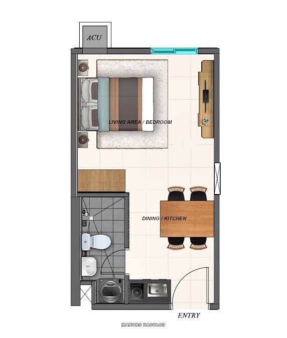 Manors Bacolod Condo Unit Floor Plan Manors Bacolod