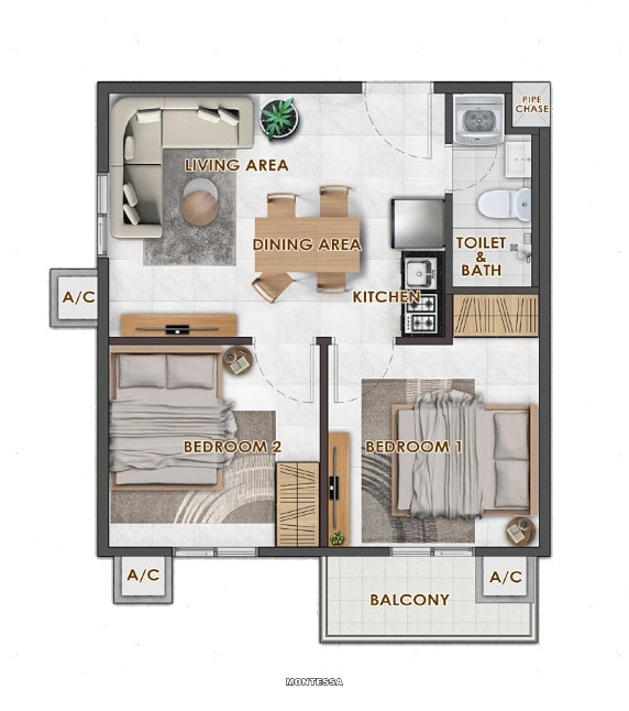 Montessa Condo Unit Floor Plan Montessa