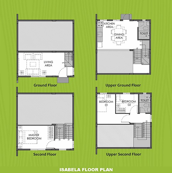 Isabela Floor Plan House and Lot in Laguna